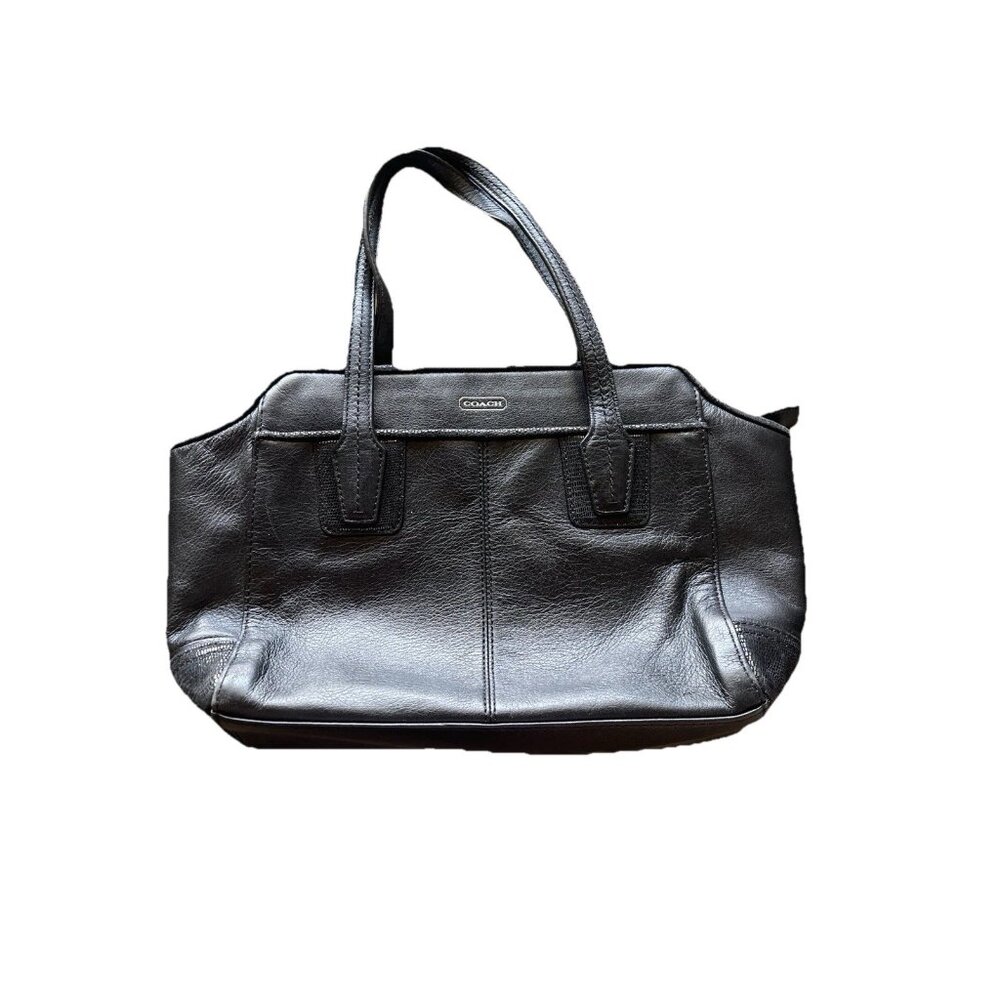 Coach Taylor Bette Mini Tote Black Leather Cross Body Bag Classic No Strap